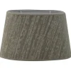 Ovala Lampskärmar-Hallbergs Thornsby Lampskärm Oval 25cm Nougat