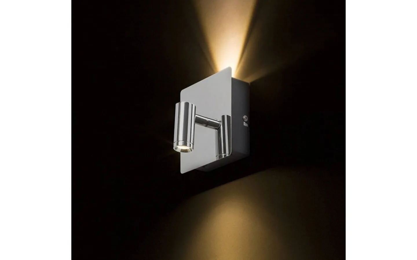 Läslampor < Rendl Tiara Vägglampa Krom LED 2x3W 3000K