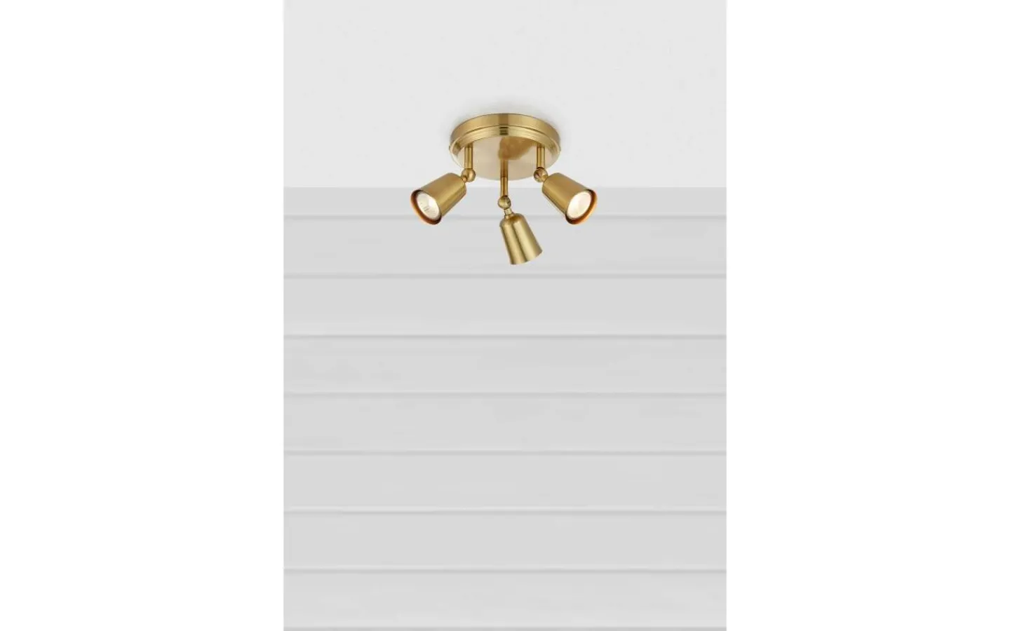 Runda Takspotlights|Takspot Med 3 Lampor < Markslojd Tiny Takspotlight 18cm Mässing