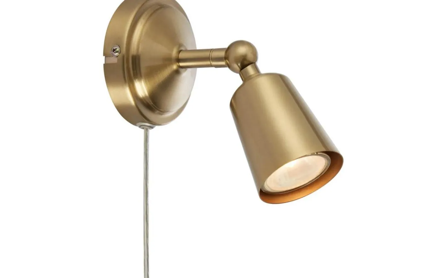 Läslampor-Markslojd Tiny Vägglampa Mässing