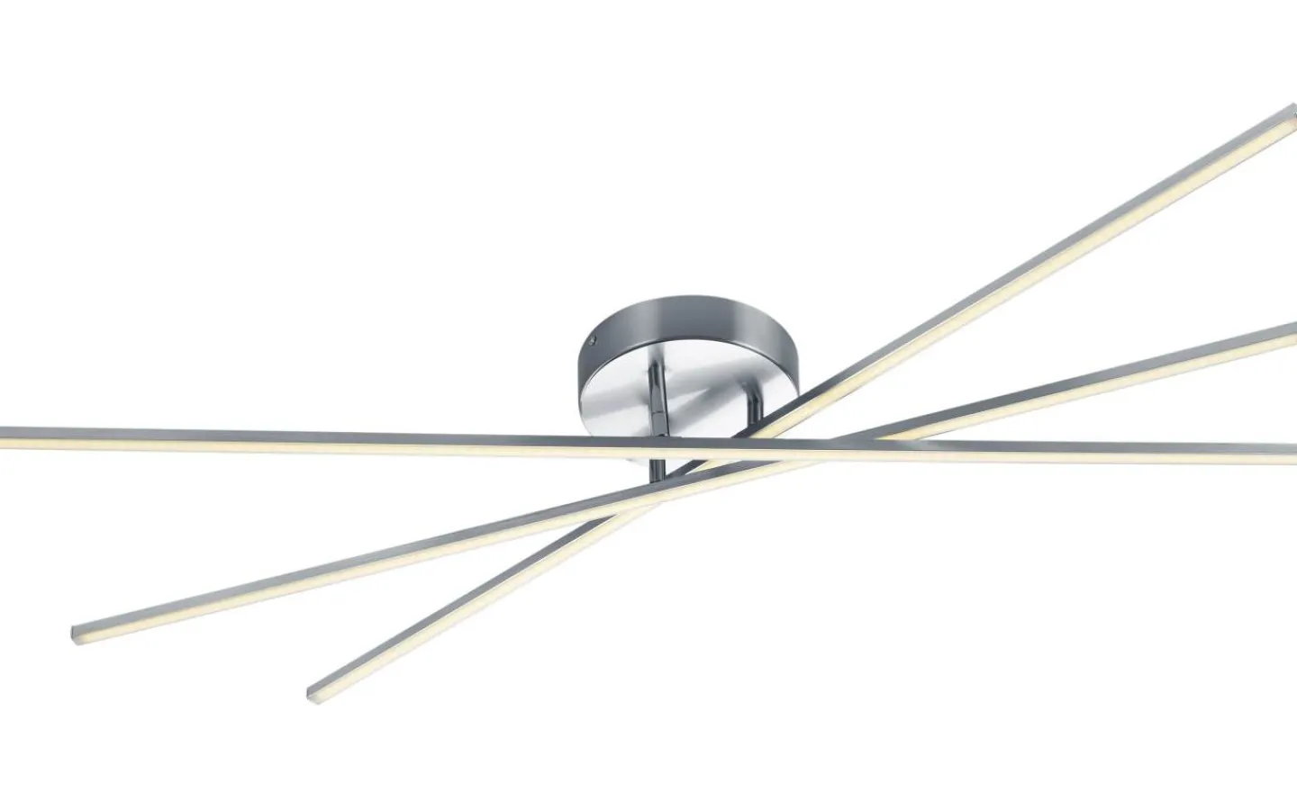 Plafonder < Trio Lighting Tiriac Plafond LED borstat stål