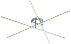 Plafonder < Trio Lighting Tiriac Plafond LED borstat stål