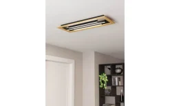 Plafonder < Eglo Tirrenara Plafond 78cm LED 2700-6500K 32W med Fjärrkontroll Natur