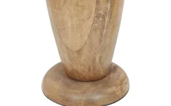 Golvlampor < Trio Lighting Toba Golvlampa E27 trä/beige