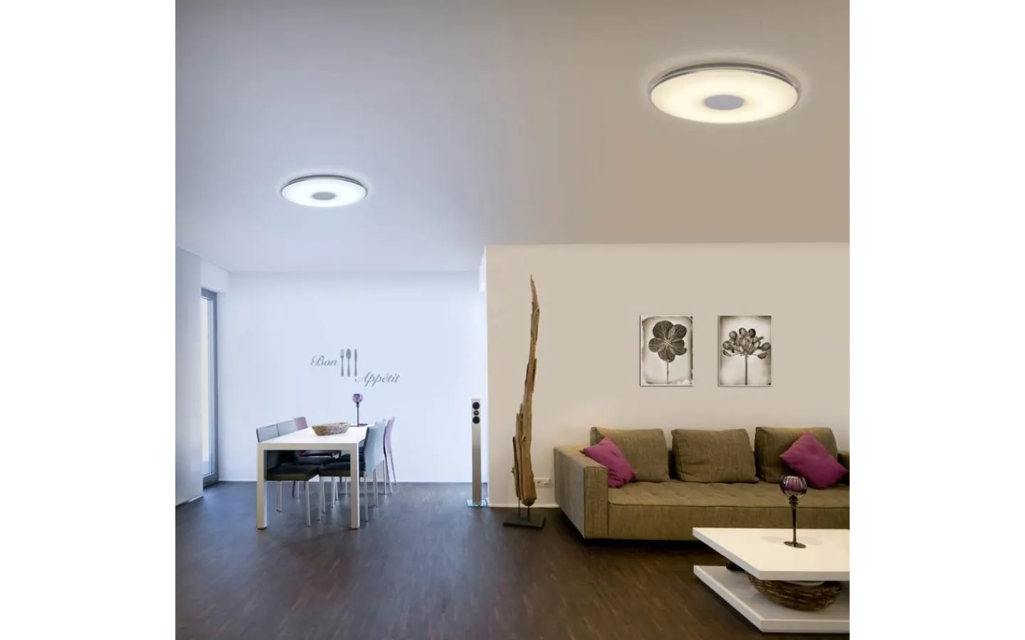 Plafonder < Trio Lighting Tokyo Plafond LED vit