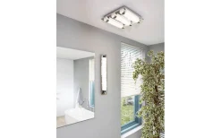 Badrumslampor Vägg < Eglo Tolorico Vägglampa 57cm 4000K 20,5W Krom IP44