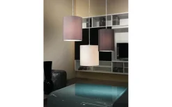 Stora Taklampor Ø50-69 Cm < Eglo Tombolo Taklampa 55cm Creme/Taupe/Brun