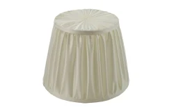 Plisserade Lampskärmar-Hallbergs Torino Plisserad Takskärm Ø42cm Offwhite