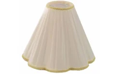 Plisserade Lampskärmar < Hallbergs Torino Plisserad Toppringskärm Ø25cm Beige