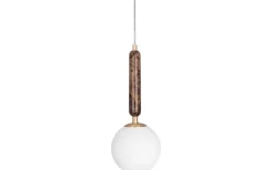 Fönsterlampor|Kök & Matplats-Globen Lighting Torrano Fönsterlampa 15cm E14 Brun/Opalvit