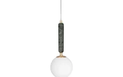 Fönsterlampor|Kök & Matplats < Globen Lighting Torrano Fönsterlampa 15cm E14 Grön/Opalvit