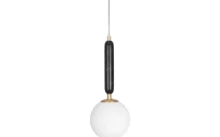 Kök & Matplats|Fönsterlampor-Globen Lighting Torrano Fönsterlampa 15cm E14 Svart/Opalvit