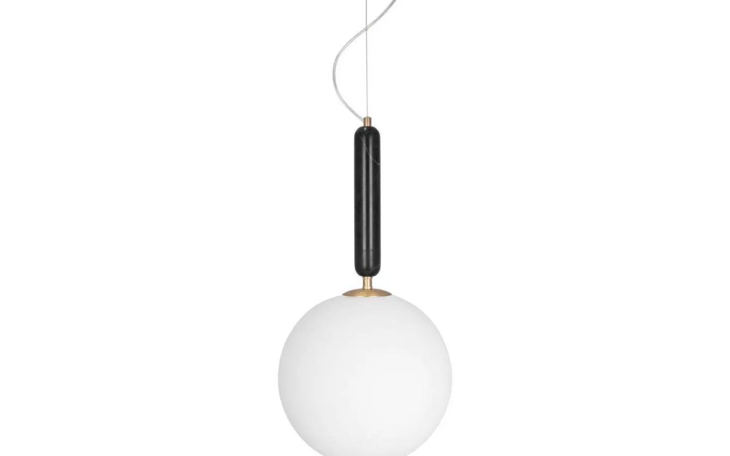 Kök & Matplats|Hall & Trappa-Globen Lighting Torrano Taklampa 30cm E14 Svart/Opalvit
