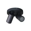 Takspot Med 2 Lampor < ArmaturHantverk Torsö Takspotlight Ø20cm Svart IP44