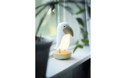 Nattlampor-Star Trading Toucan Bird Uppladdningsbar Nattlampa 20cm Vit