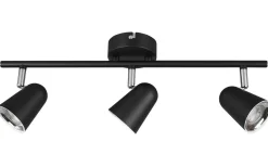 Avlånga Takspotlights|Takspot Med 3 Lampor < Reality Toulouse Spotlight LED 3-delad mattsvart