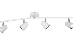 Avlånga Takspotlights|Takspot Med Minst 4 Lampor-Reality Toulouse Spotlight LED 4-delat mattvitt