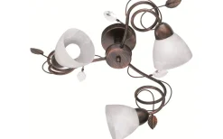 Plafonder < Trio Lighting Traditio Plafond 3-delad E14 rustik