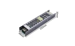 Transformatorer (Konstantspänning V)|12V Led Slinga-TeraLite LED Transformator 12V DC Max 100W Dimbar