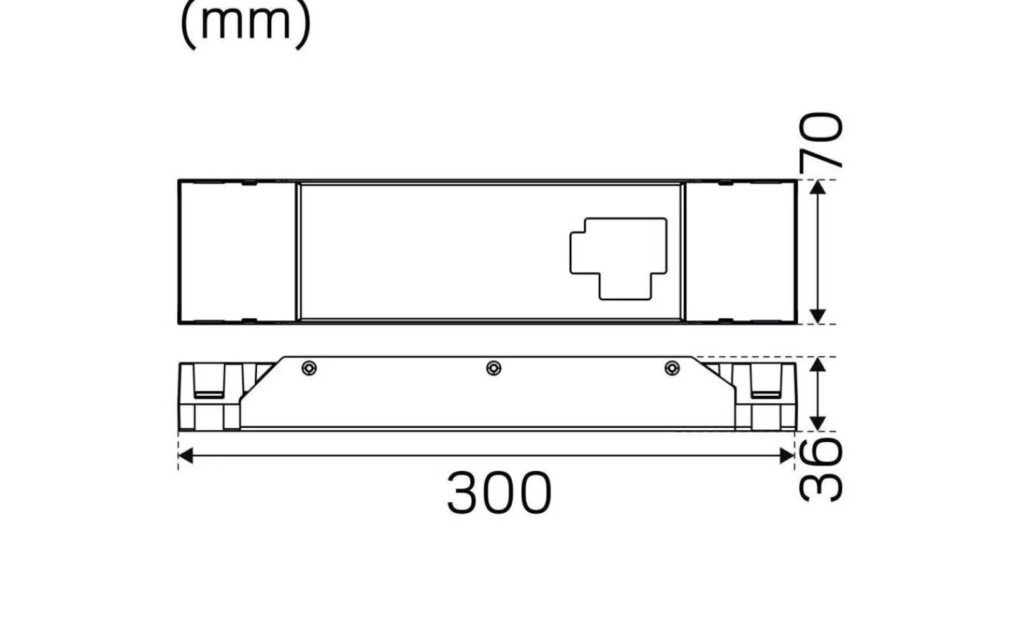 Transformatorer (Konstantspänning V)|Minispotlights & Ledpuckar < Hidealite Transformator 24V DC 1-100W Dimbar