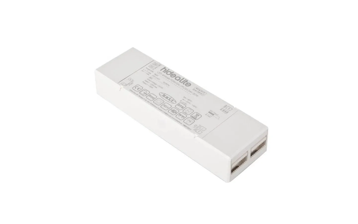 Transformatorer (Konstantspänning V)|Minispotlights & Ledpuckar-Hidealite Transformator 24V DC 1-30W Dimbar