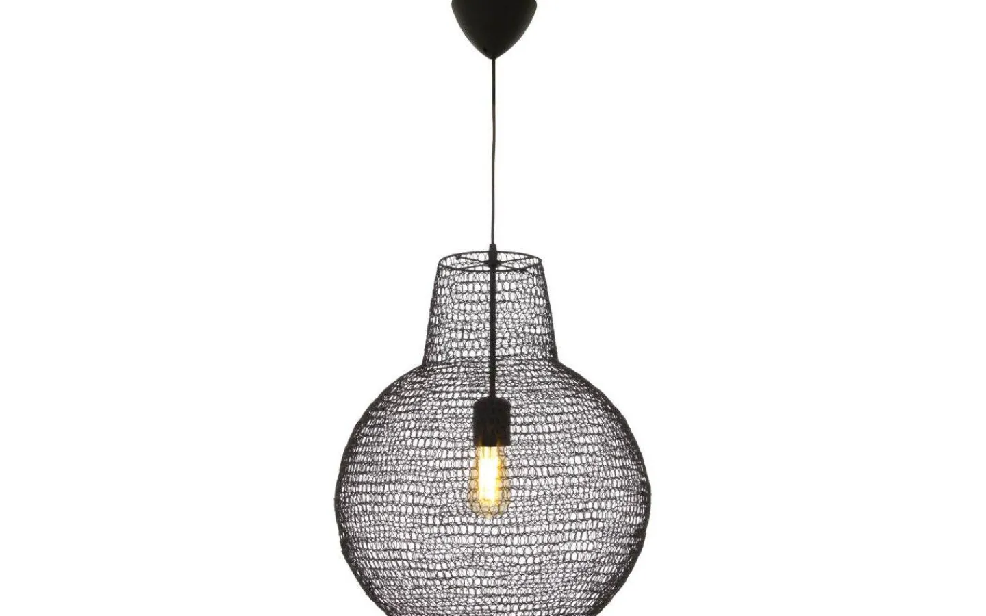 Vardagsrum|Hall & Trappa-Aneta Trassel Taklampa 45cm Svart