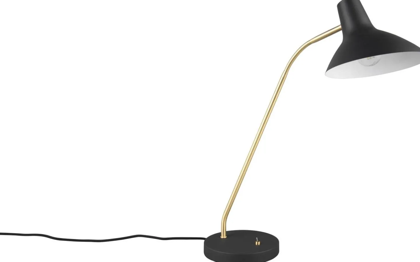 Skrivbordslampor < Trio Lighting Traveller Skrivbordslampa E27 mattsvart/mattmässing