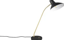 Skrivbordslampor < Trio Lighting Traveller Skrivbordslampa E27 mattsvart/mattmässing
