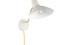 Läslampor-Trio Lighting Traveller Vägglampa E27 varmgrå/matt mässing