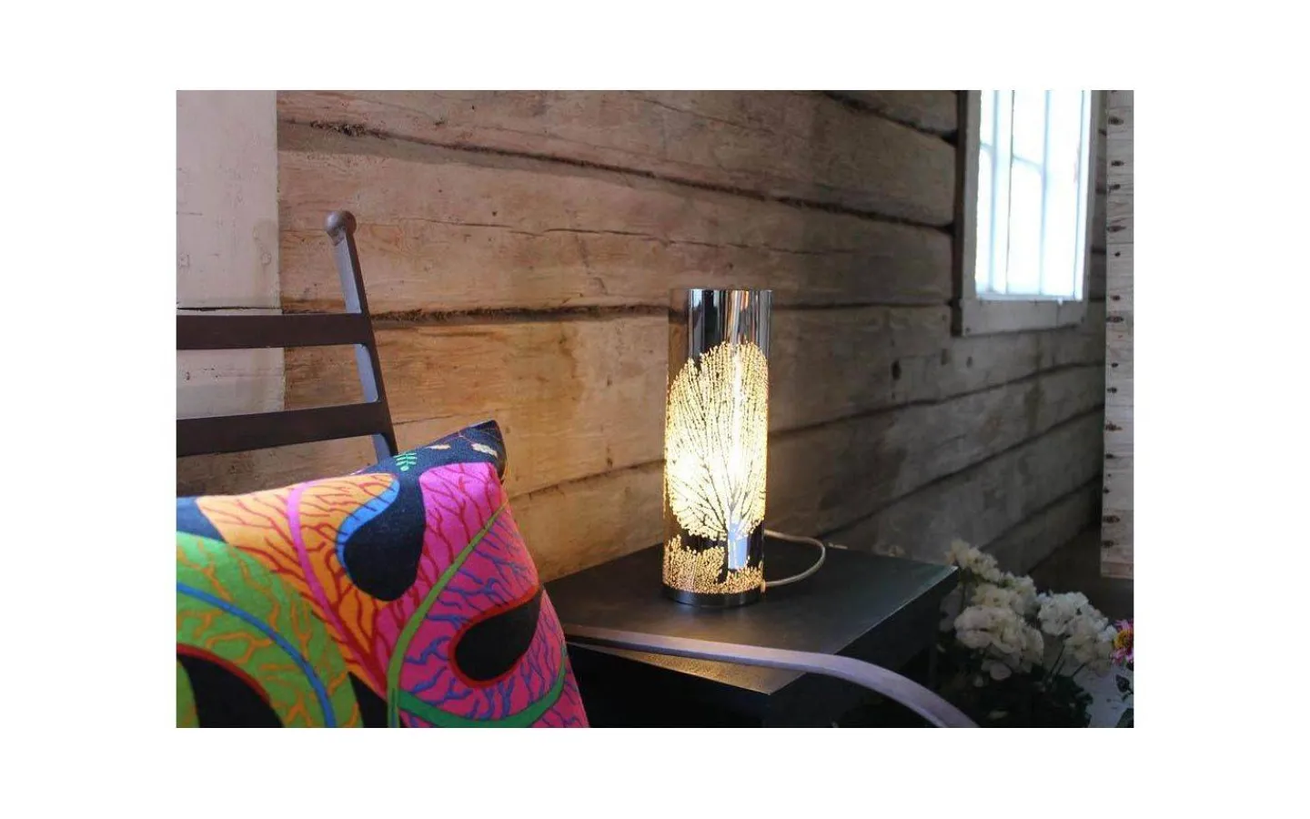 Bordslampor < Oriva Tree Bordslampa 30cm Krom