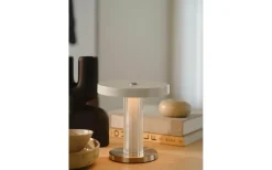 Uppladdningsbara Lampor Inomhus|Bordslampor-Design for the people Trezzi Batteridriven Bordslampa 22cm LED Vit
