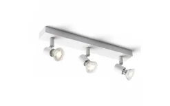 Avlånga Takspotlights|Takspot Med 3 Lampor < Rendl Trica III Takspotlight 3L Vit