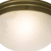 Hall & Trappa|Plafonder < Aneta Trind Plafond 24cm Antik/Frostat glas