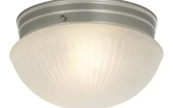 Hall & Trappa|Plafonder < Aneta Trind Plafond 24cm Silver/Frostat glas