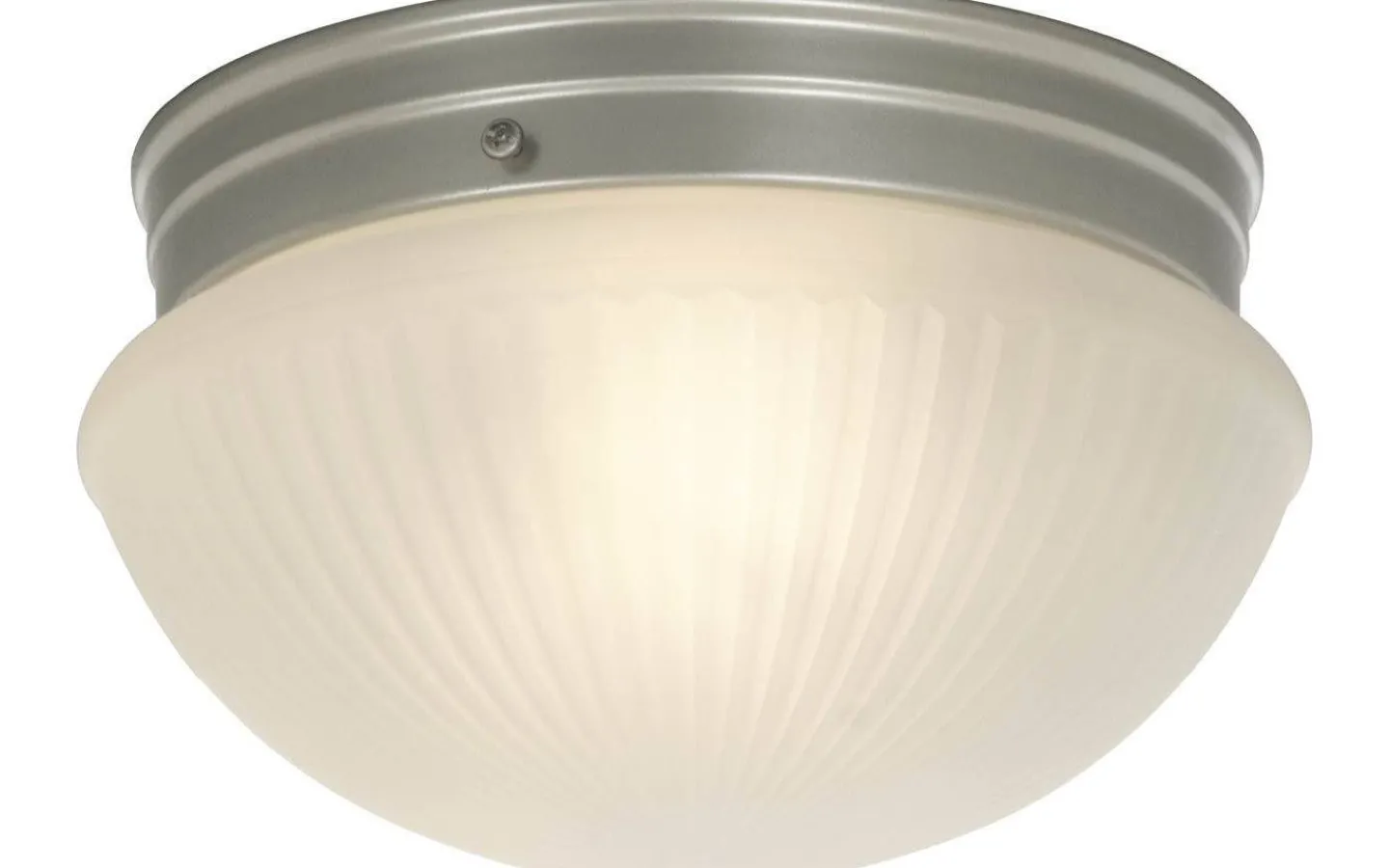 Hall & Trappa|Plafonder < Aneta Trind Plafond 24cm Silver/Frostat glas