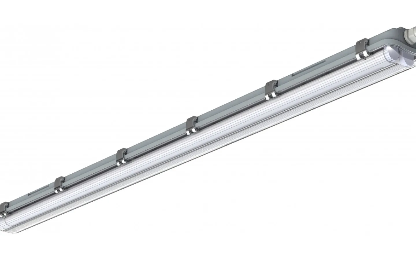Led-Armaturer-Malmbergs Triton LED-R, 2x17,5W, 4000K, IP65