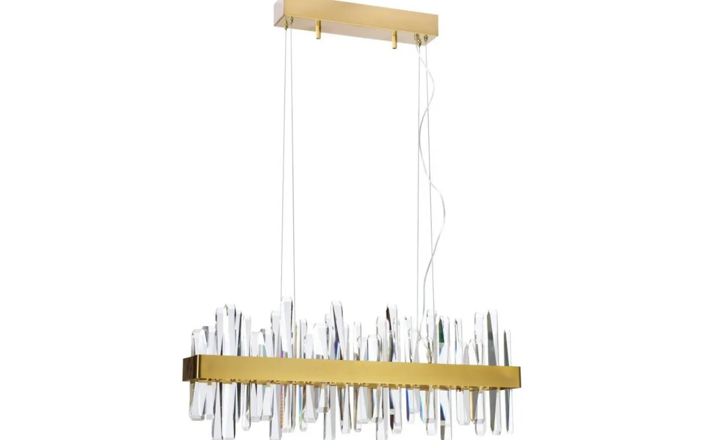 Avlånga Taklampor-By Rydens Triumph Bar Taklampa LED 80cm Mässing/Klar