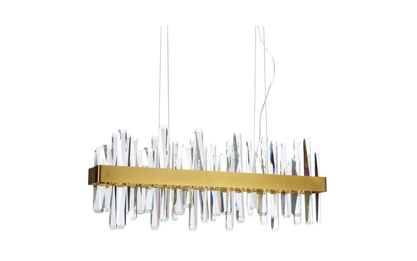 Avlånga Taklampor-By Rydens Triumph Bar Taklampa LED 80cm Mässing/Klar