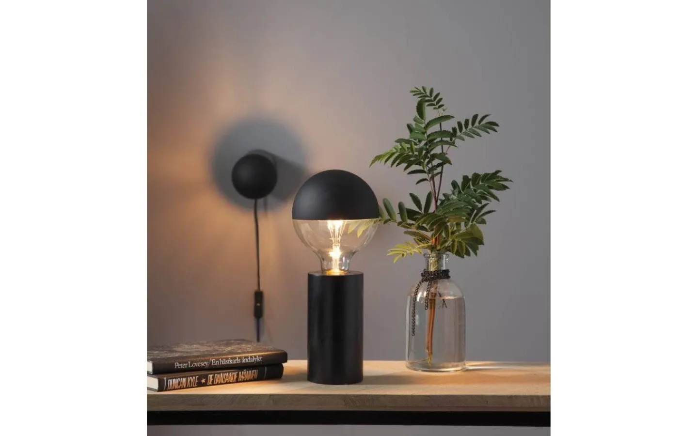 Bordslampor-Star Trading Tub Bordslampa E27 15cm Svart