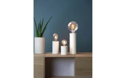 Vardagsrum|Bordslampor-Star Trading Tub Bordslampa E27 10cm Vit