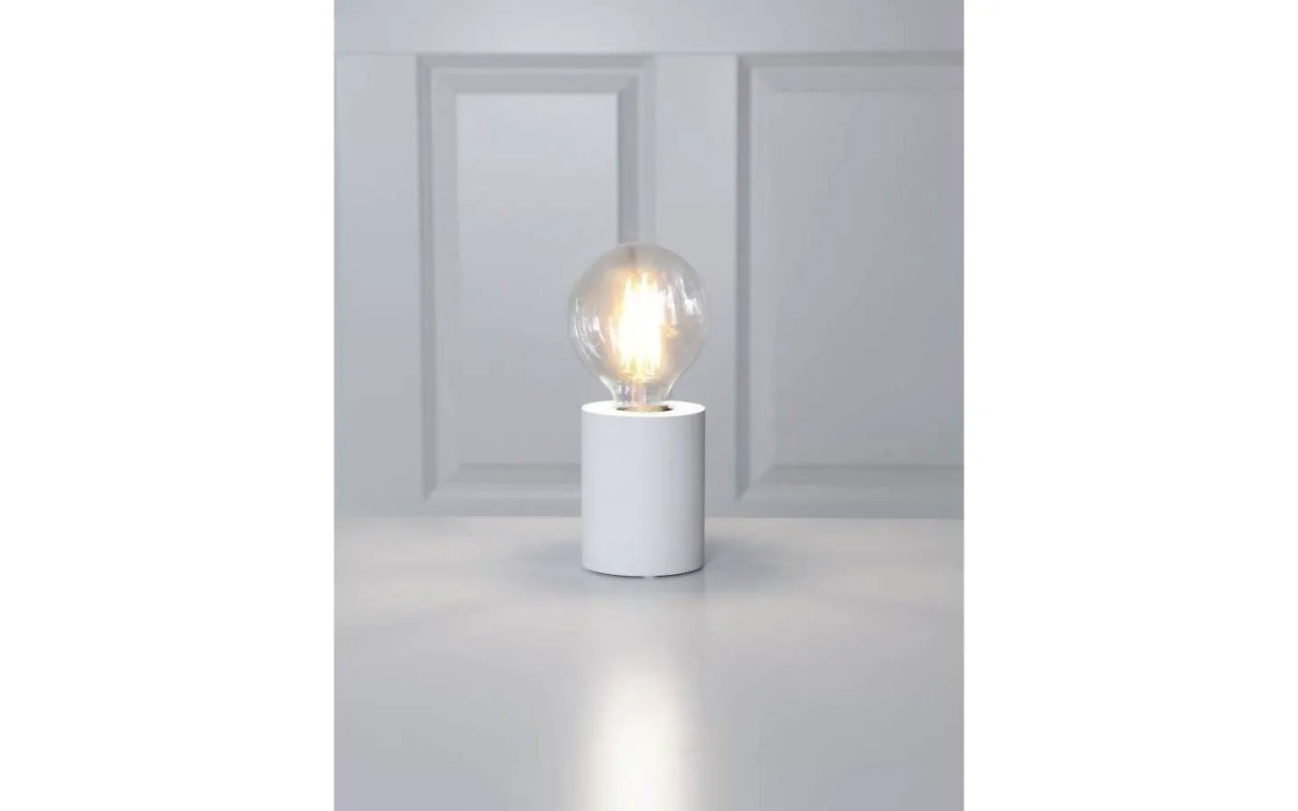 Vardagsrum|Bordslampor-Star Trading Tub Bordslampa E27 10cm Vit