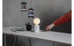 Vardagsrum|Bordslampor-Star Trading Tub Bordslampa E27 10cm Vit