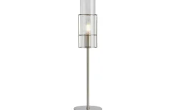Vardagsrum|Bordslampor < Markslojd Tubo Bordslampa 50cm Satin Nickel/Klar