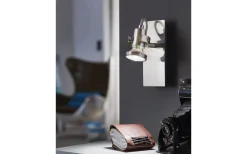 Takspot Med 1 Lampa-Eglo Tukon Takspotlight 17cm GU10 LED 3000K 3W Nickel