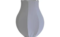 Enfärgade Runda Lampskärmar < Hallbergs Tulip Lampskärm Ø40cm Stretch Vit Lyx