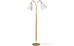 Klassiska Golvlampor|Golvfötter-ArmaturHantverk Tullgarn Golvfot 148cm 2L Mässing/Ek