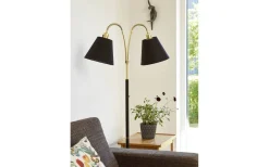 Klassiska Golvlampor|Golvfötter-ArmaturHantverk Tullgarn Golvfot 148cm 2L Mässing/Svart