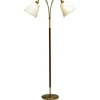 Klassiska Golvlampor|Golvfötter < ArmaturHantverk Tullgarn Golvfot 148cm 2L Oxid/Valnöt
