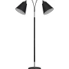 Klassiska Golvlampor|Golvfötter < ArmaturHantverk Tullgarn Golvfot 148cm 2L Svart