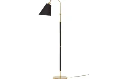 Klassiska Golvlampor|Golvfötter-ArmaturHantverk Tullgarn Golvfot 148cm Mässing/Svart